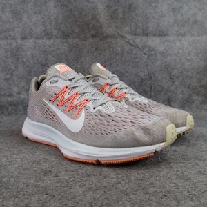 Nike Shoes Womens 9 Athletic Trainer Zoom Winflo 5 Running Comfort Grey Orange